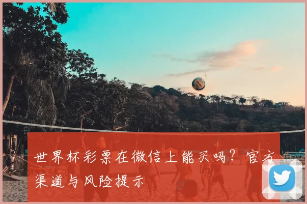 世界杯彩票在微信上能买吗？官方渠道与风险提示